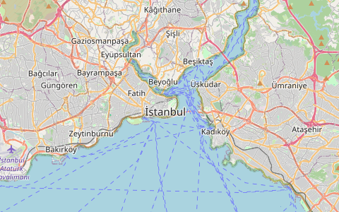 Map of Istanbul